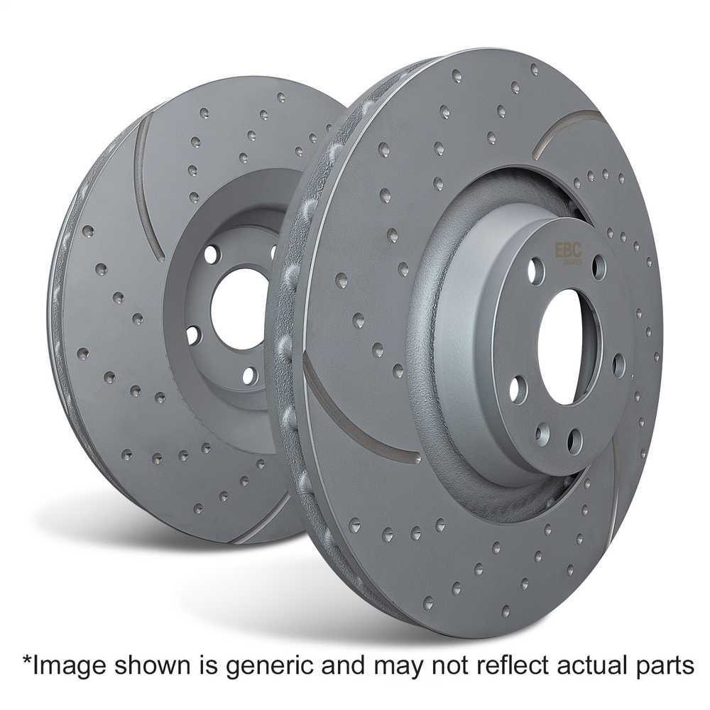 Disc Brake Rotor-GT EBC Brake GD7495 fits 2008 Pontiac G8