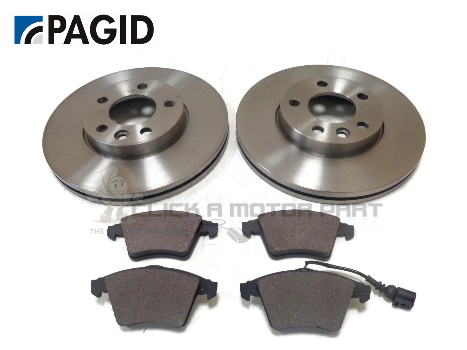 Pagid Front Brake Discs And Pads For Volkswagen Transporter T6 2.0 TDi 2015-2020