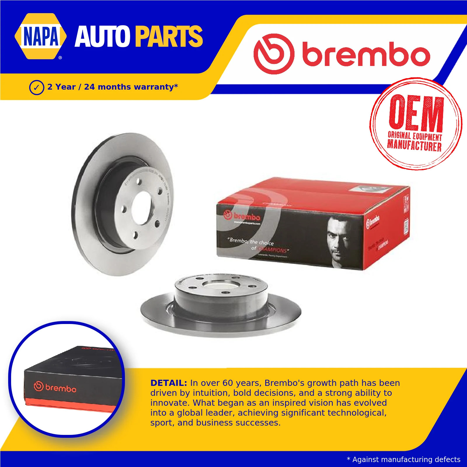 2x Brake Discs Pair Solid fits FORD TRANSIT CONNECT 1.8 Rear 02 to 13 With ABS
