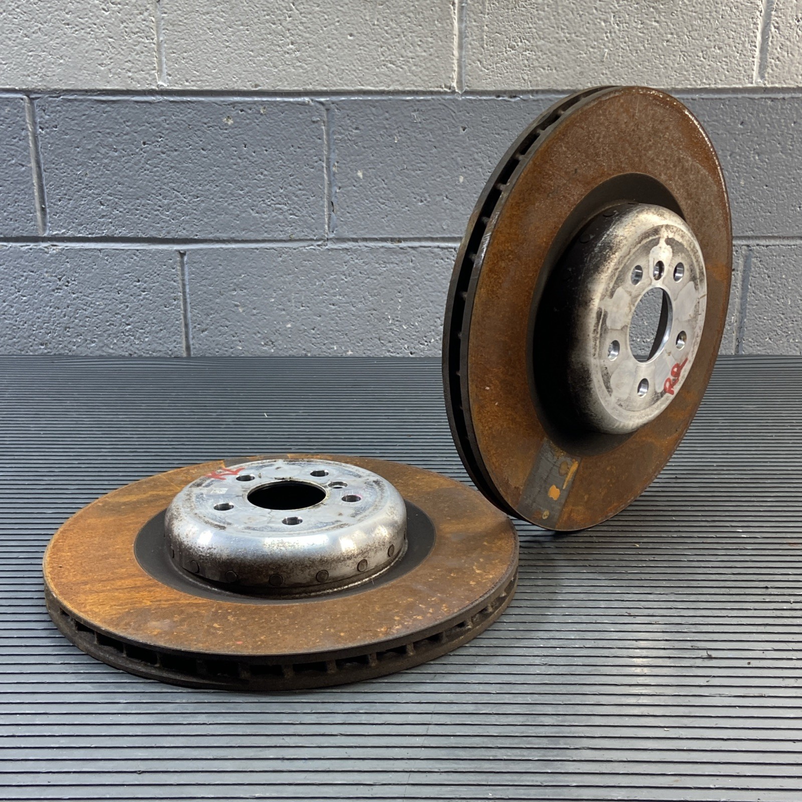 2017-2026 BMW X7 G07 Brake Disc Rotor 398mm Rear Left & Right Set of 2 OEM