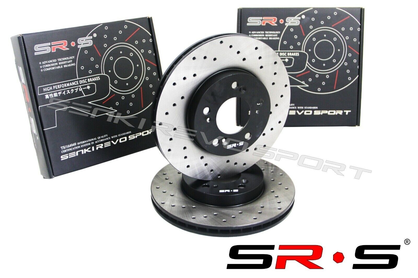 SRS Performance Front Brake Rotors FOR 99-03 04-08 ACURA TL NEW DRILL