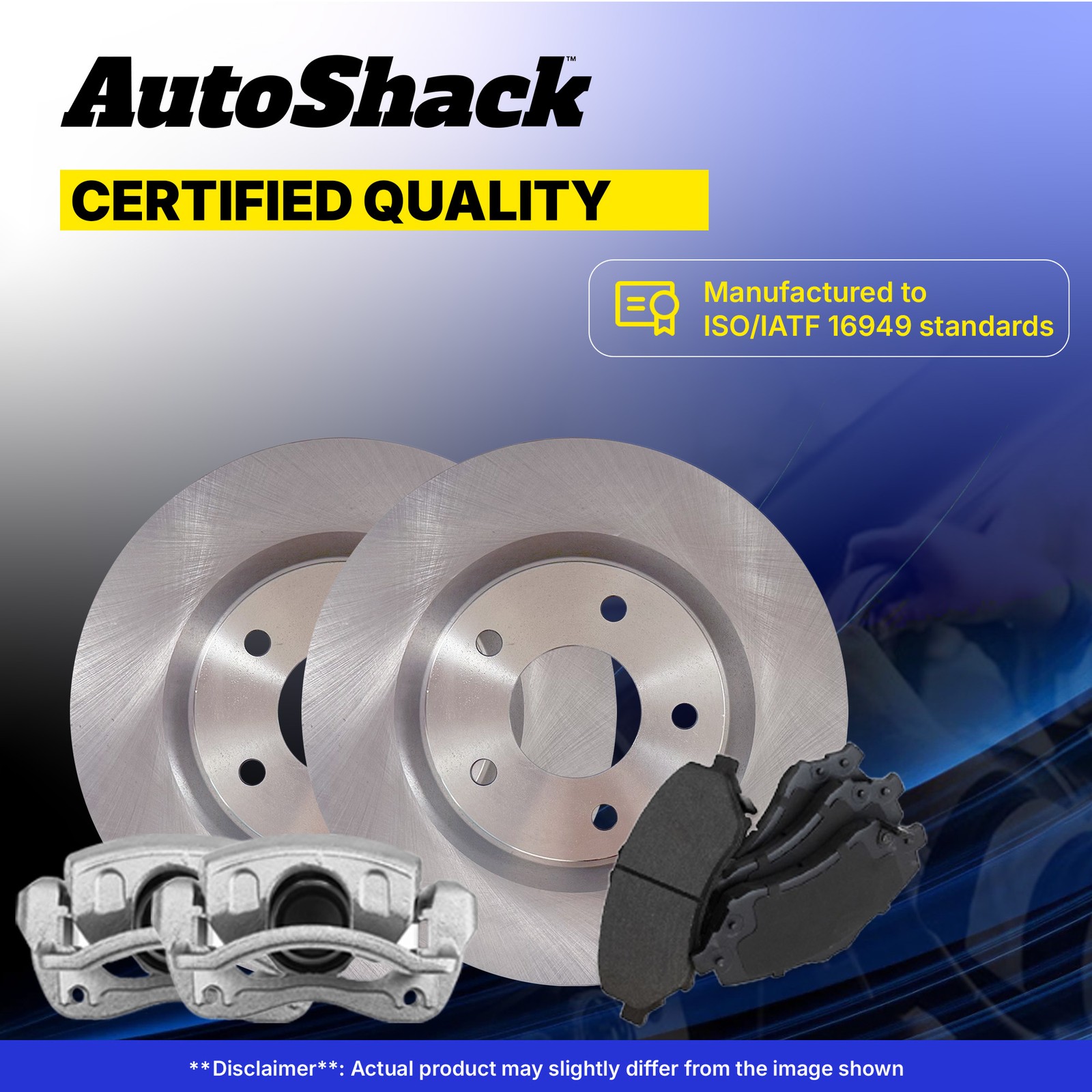 Front Brake Rotors Ceramic Pads Calipers for Hyundai, Tucson 2010-2015
