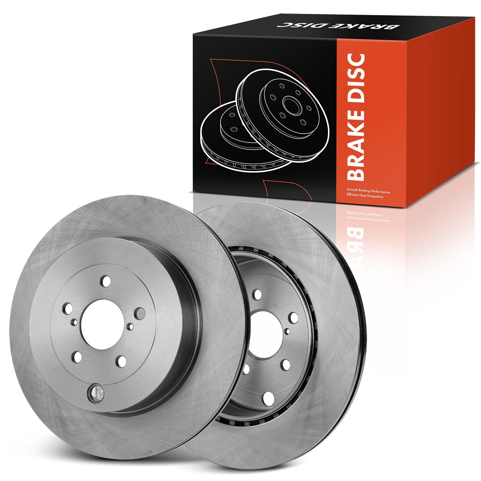 2x Rear Left & Right Disc Brake Rotors for Subaru BRZ 2017-2020 Toyota 86 19-20