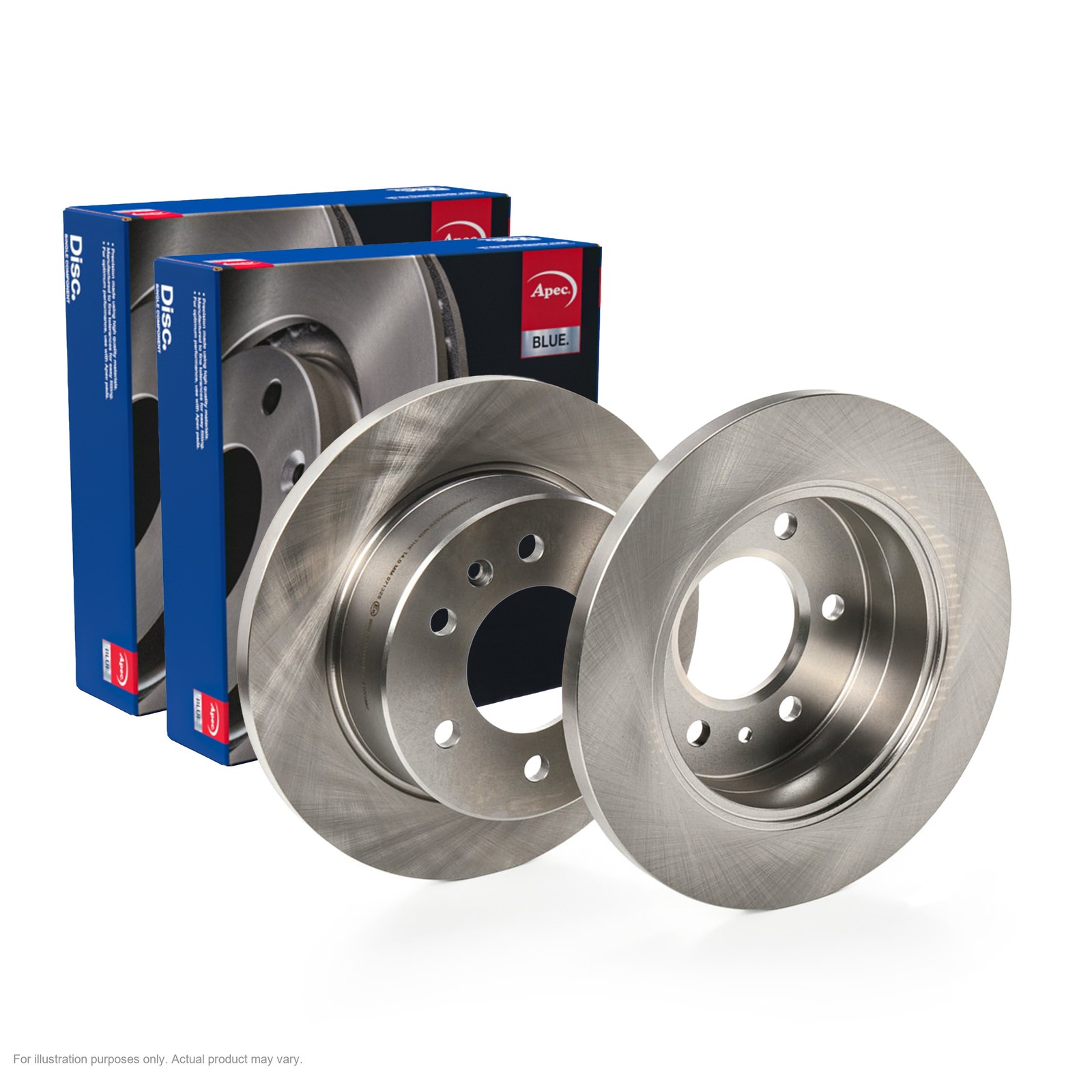 2x APEC Rear Brake Discs Fits MERCEDES-BENZ SPRINTER 3 135kW/184HP/2987cc