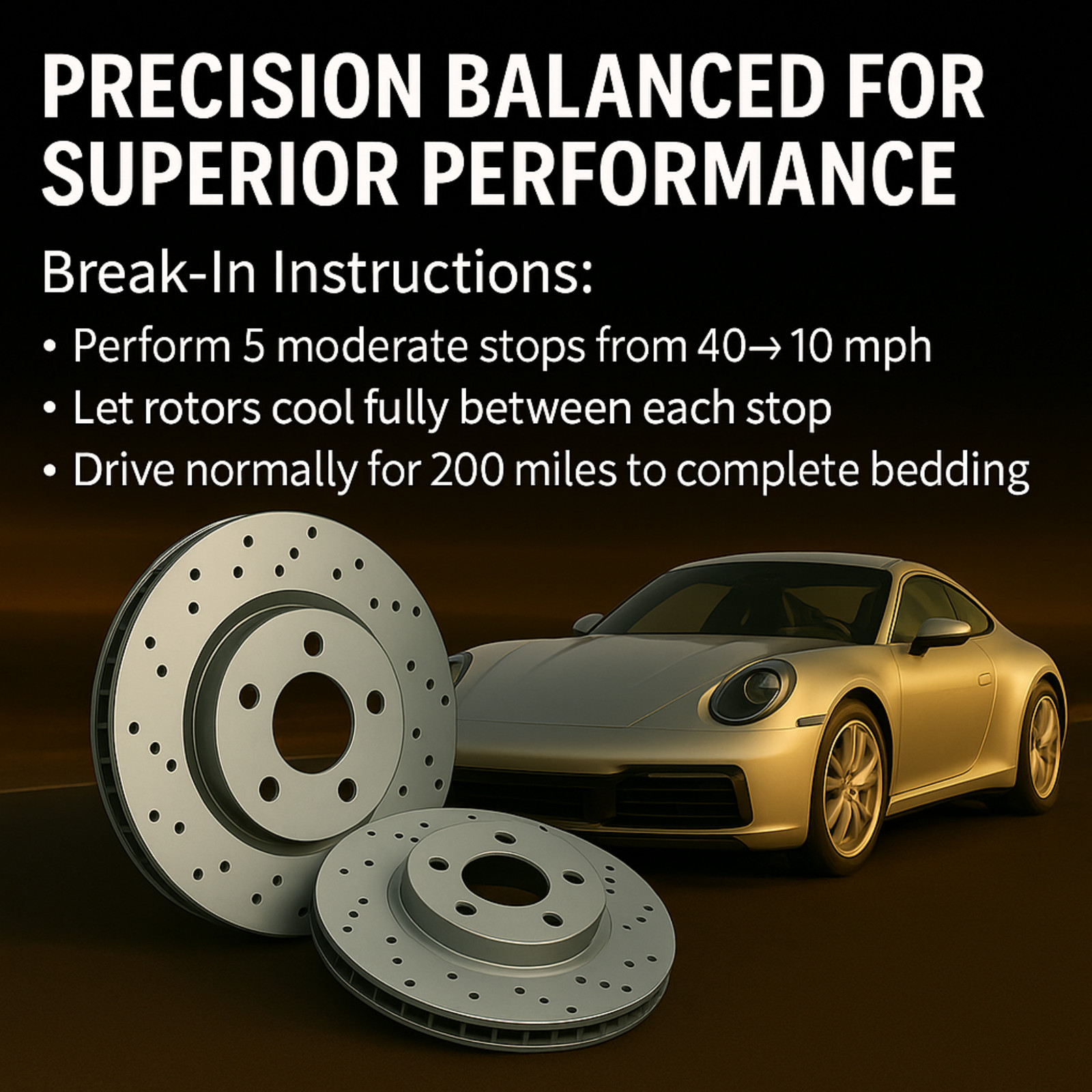 QUALITY-BUILT Black Series Coated Front Brake Rotor BR41274G