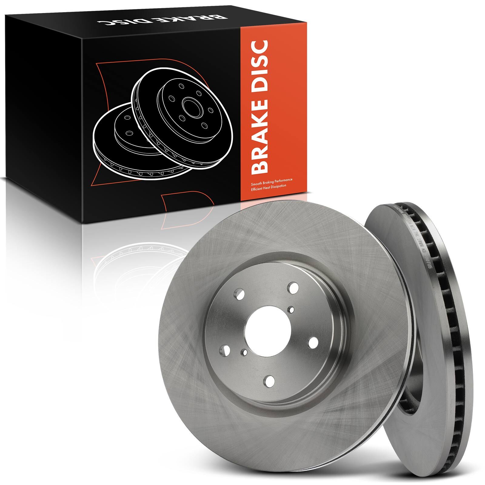 New 2Pcs Disc Brake Rotors for Subaru Legacy B9 Tribeca Outback WRX Front Side