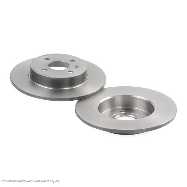 2x APEC Rear Brake Discs for VAUXHALL MERIVA A 2003-10 264mm Solid SDK6136