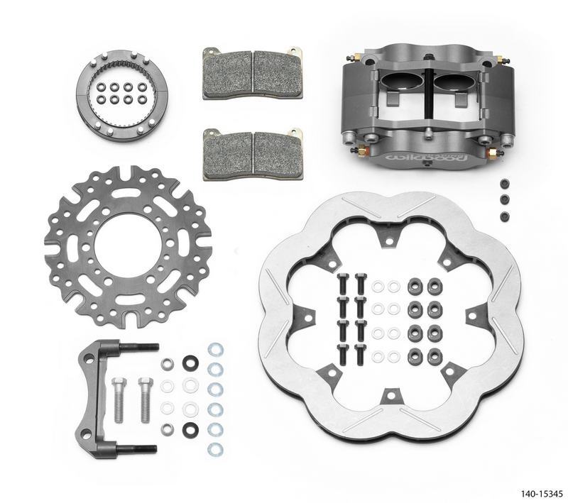 Wilwood Brakes Disc Brake Caliper / Rotor / Pad Kit | 140-15345