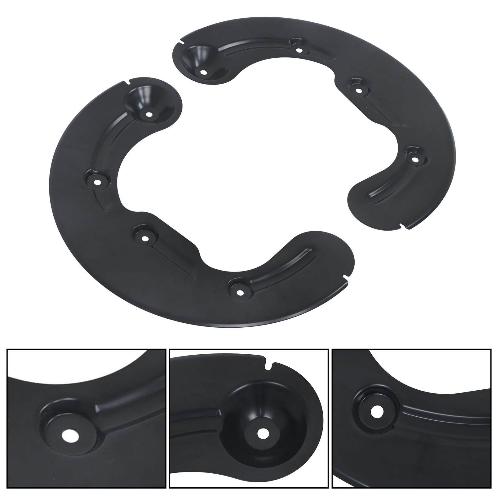 2pc Front Brake Backing Plate Dust Splash Shield Left&Right For Ford F-150 04-08