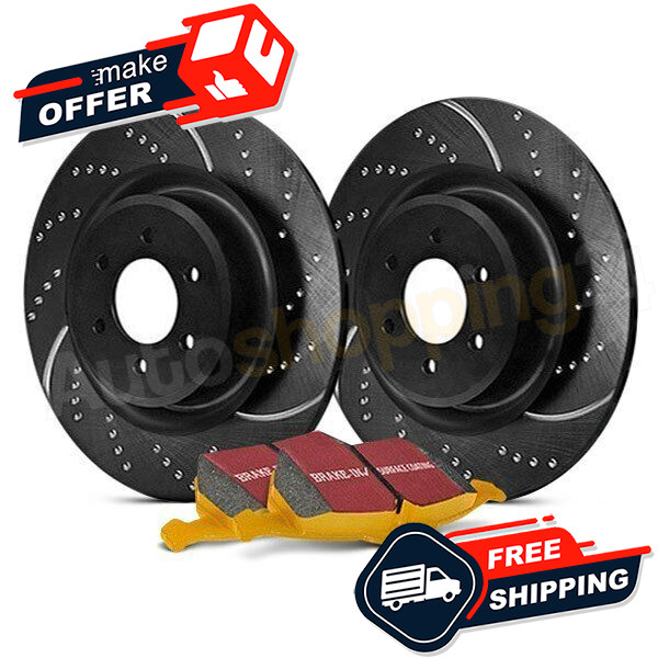 EBC Stage 5 Super Street Dimpled & Slotted Rear Brake Kit for 15-19 Mini Cooper