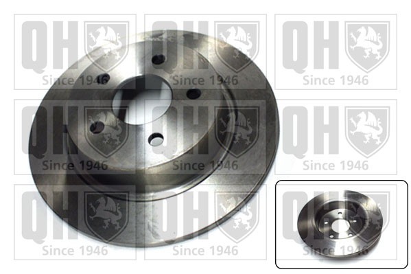 2x Brake Discs Pair Solid fits FORD C-MAX Mk2 1.5 Rear 15 to 19 280mm Set QH New