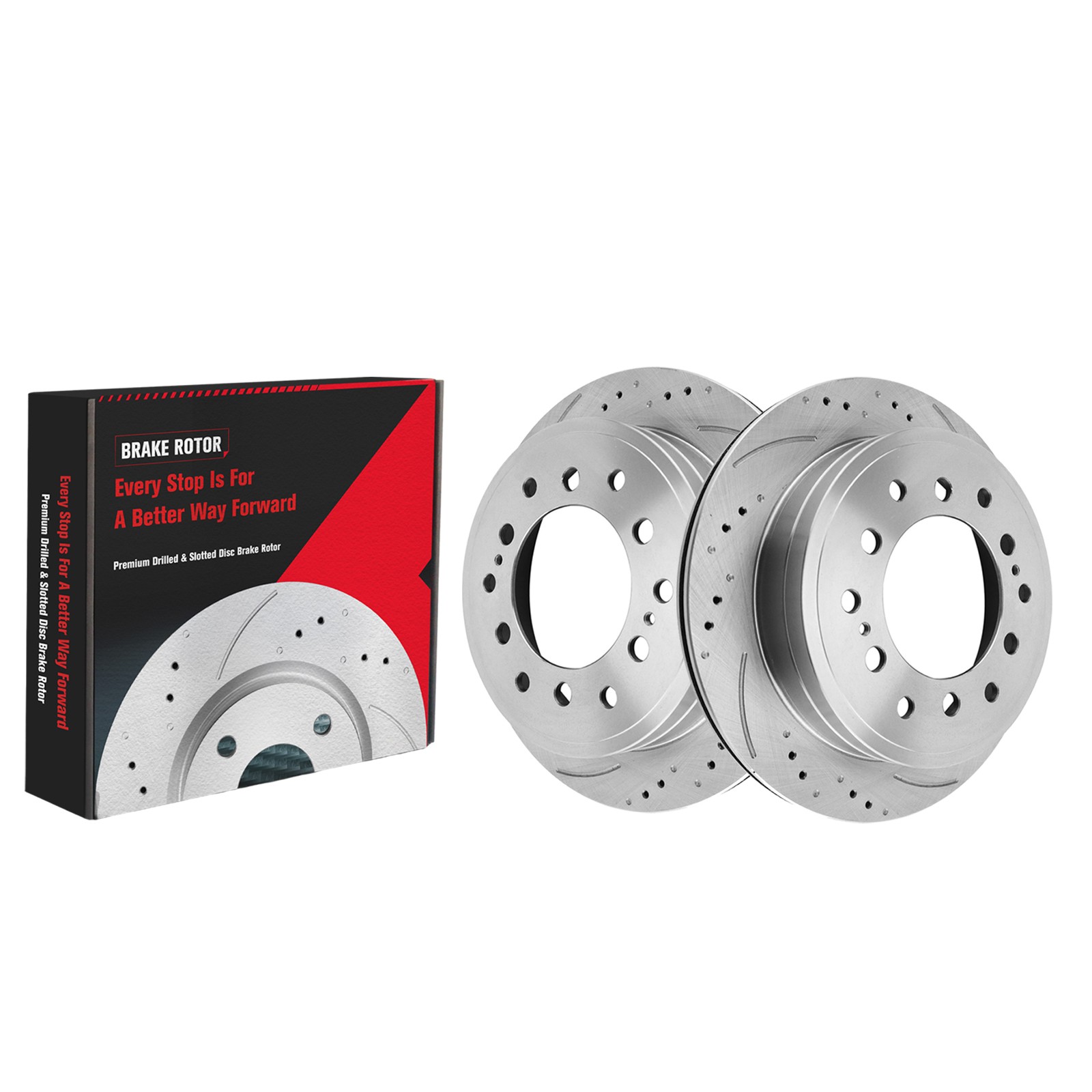 Rear Disc Rotors Brake Pads for Toyota FJ Cruiser Sequoia 4Runner Lexus GX470