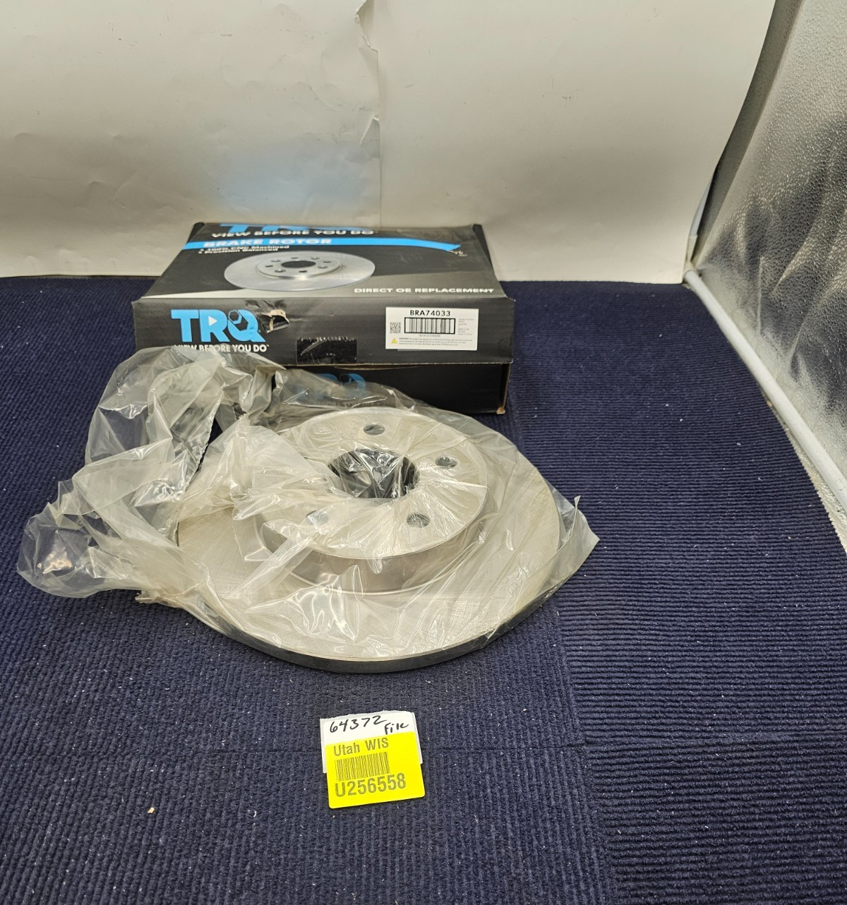 TRQ BRA74033 Brake Disc Rotor Replacement For Honda Civic Insight Model