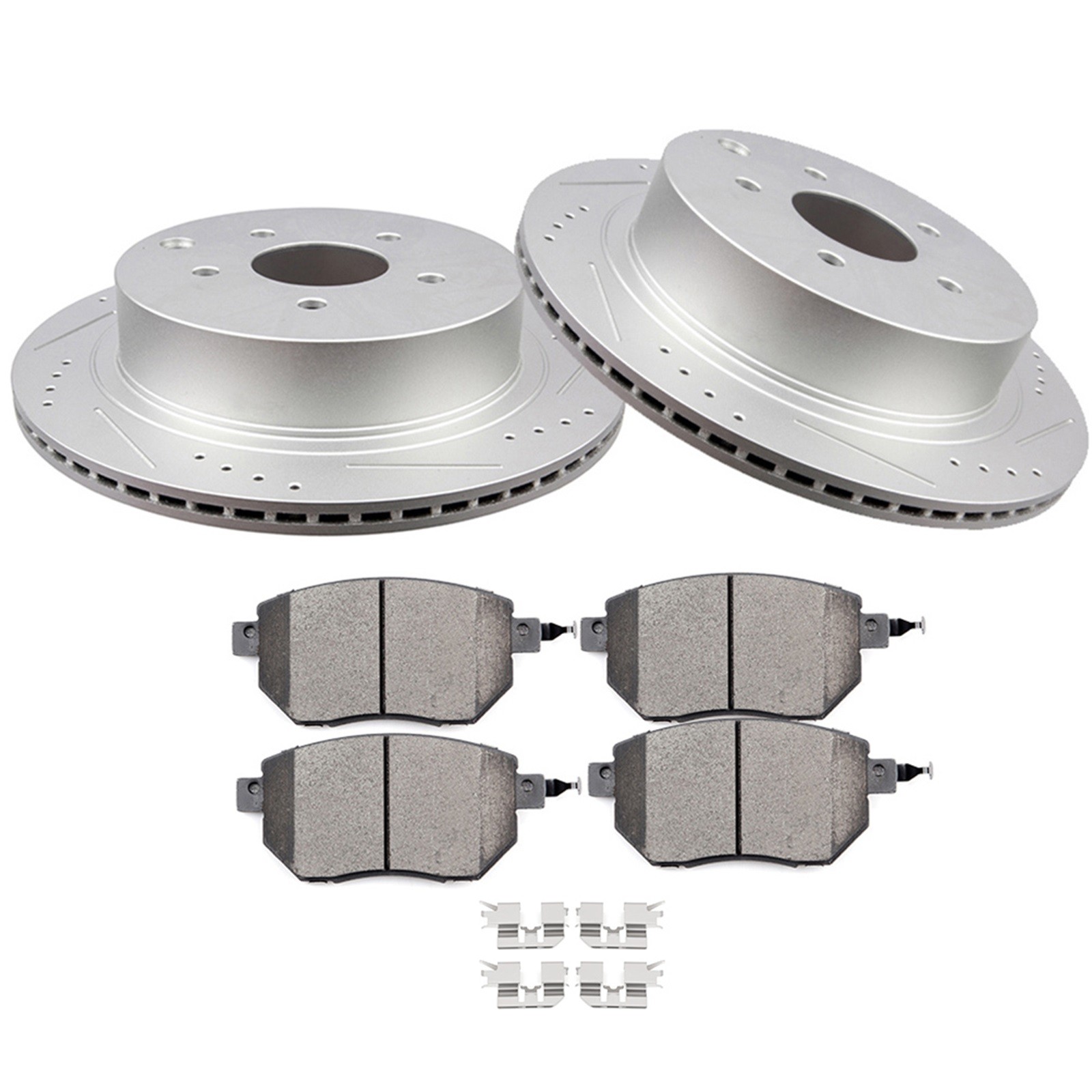 Rear Brake Rotors Ceramic Pads Fits 03 04 05 06 07 09 10 11 12 For Nissan Murano