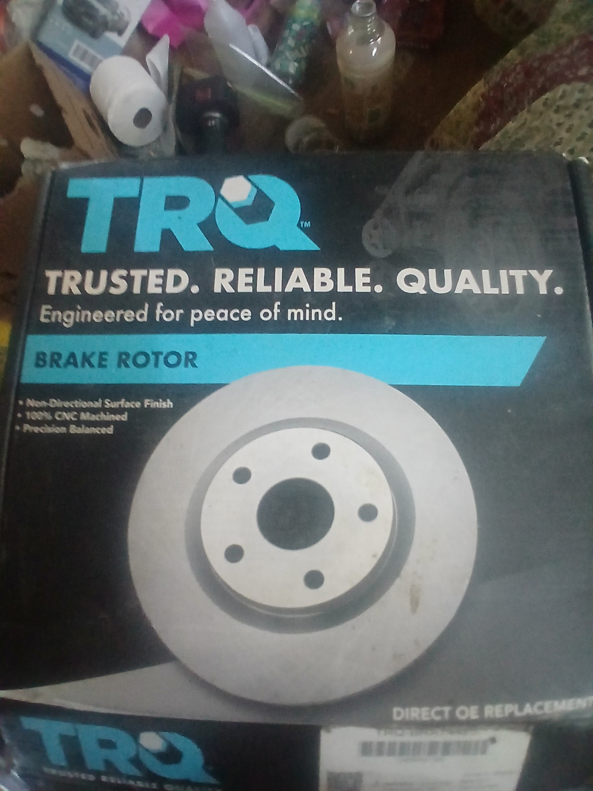 TRQ BRA74425 Front Brake Rotor & Pad Kit New Open Box