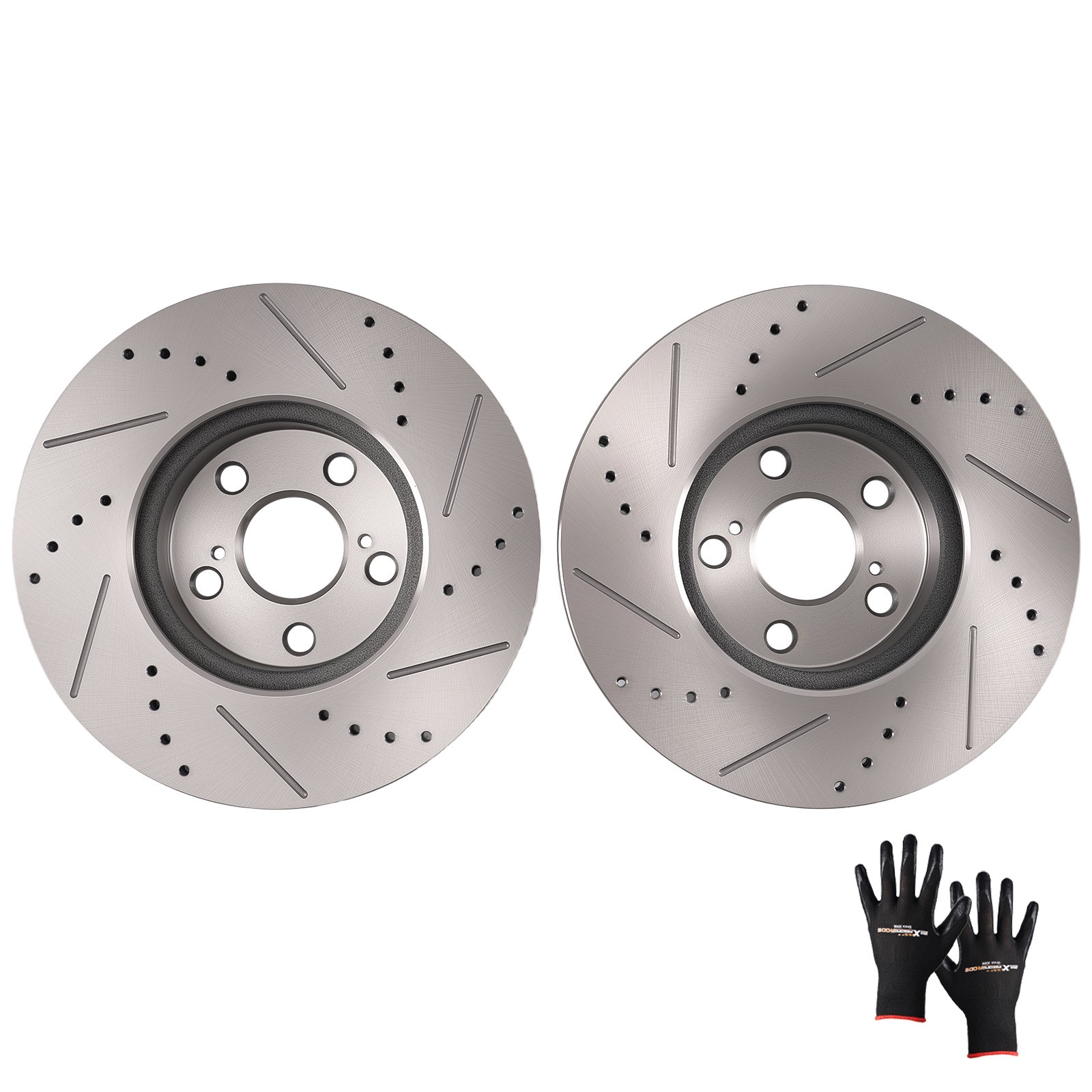 Front Brake Rotors Kit for Toyota Corolla 2009-19 Pontiac Vibe 2009-2010 S31505