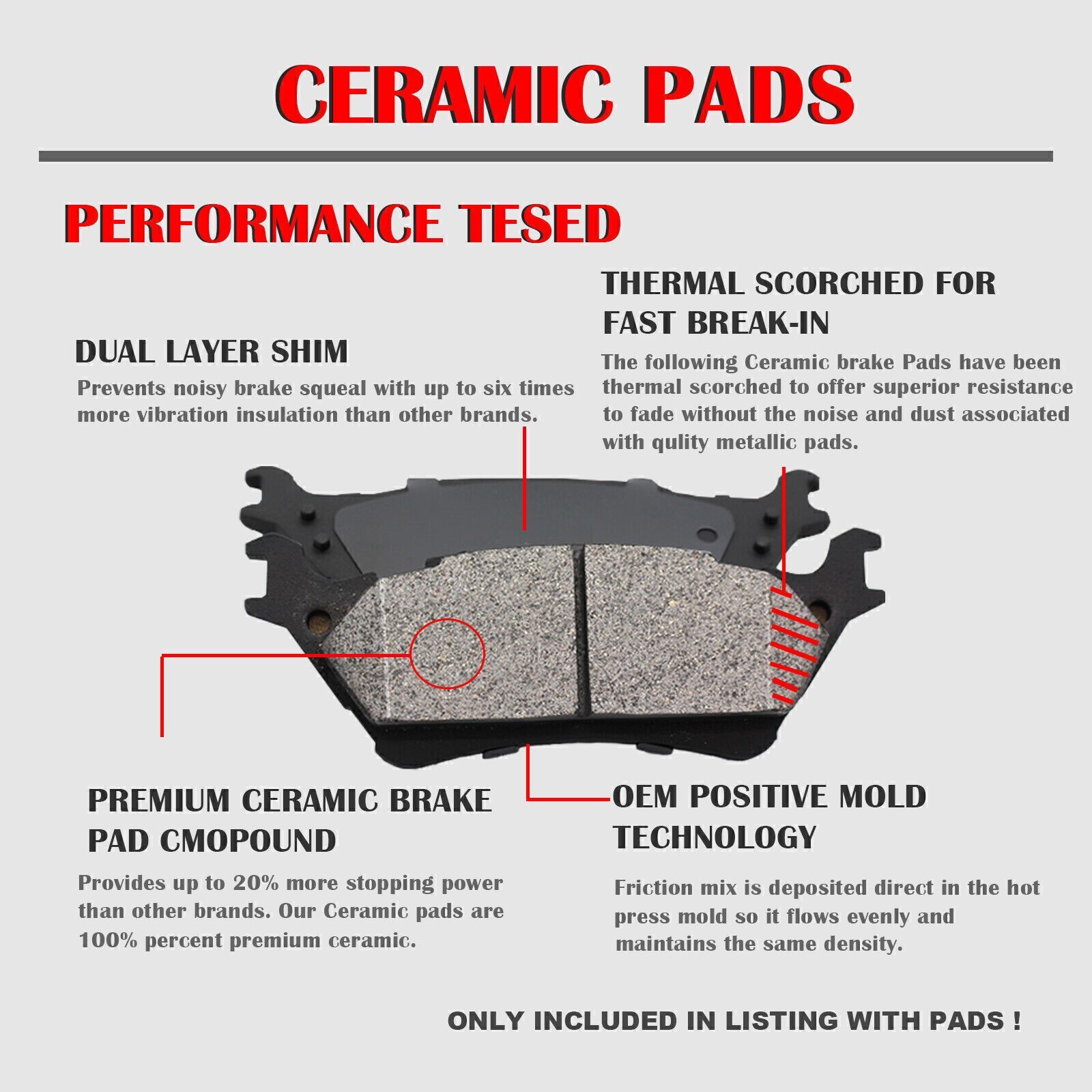 For 2011-18 Dodge Durango Grand Cherokee 330mm Front and Rear Rotors Brake Pads