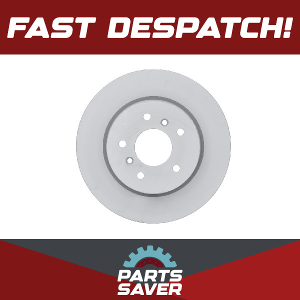 2x Brake Discs Pair Solid fits RENAULT KADJAR 1.6D Rear 15 to 18 R9M414 289.5mm