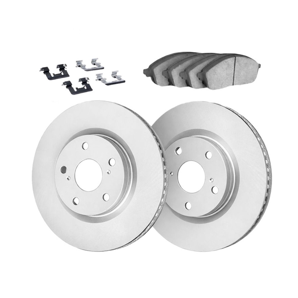 For BMW 330i 2016-2019 Brake Set | Vented | Plain | Cast Iron | Ceramic Pads