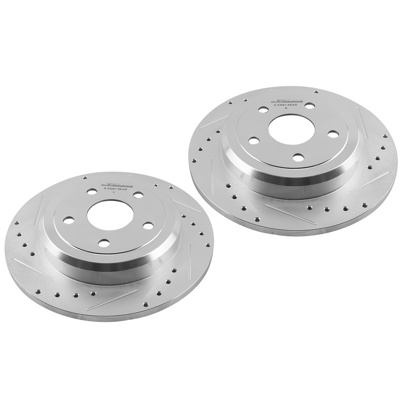 Front Rear Brake Rotors&Ceramic Pads Kit for Dodge Durango 2011-2020 S-53061