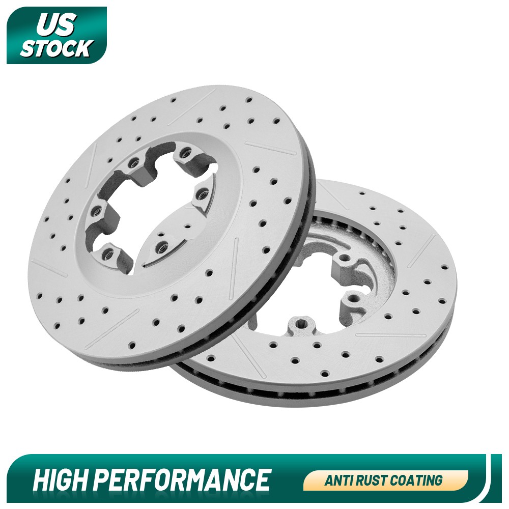 280mm Front Disc Brake Rotors Set For Colorado 2004 2005-2008 Canyon I-280 I-350