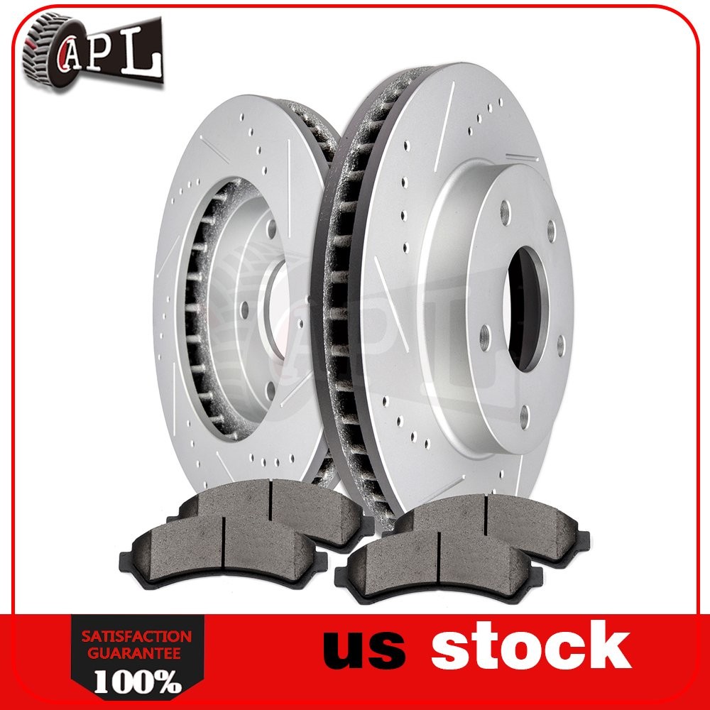 Front Brake Rotors + Ceramic Pads For 1998 1999 2000 2001 2002 03 04 2005 Blazer