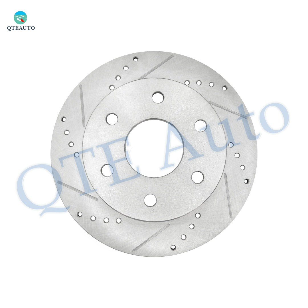 12P F 331mm-R 330mm Drilled Brake Rotors-Brake Pad For 2006-2008 GMC Savana 2500