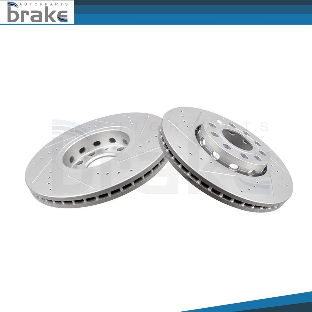 Front 288 mm Quality Replacement Brake Rotors Discs For AUDI A4 100 A6 VW PASSAT