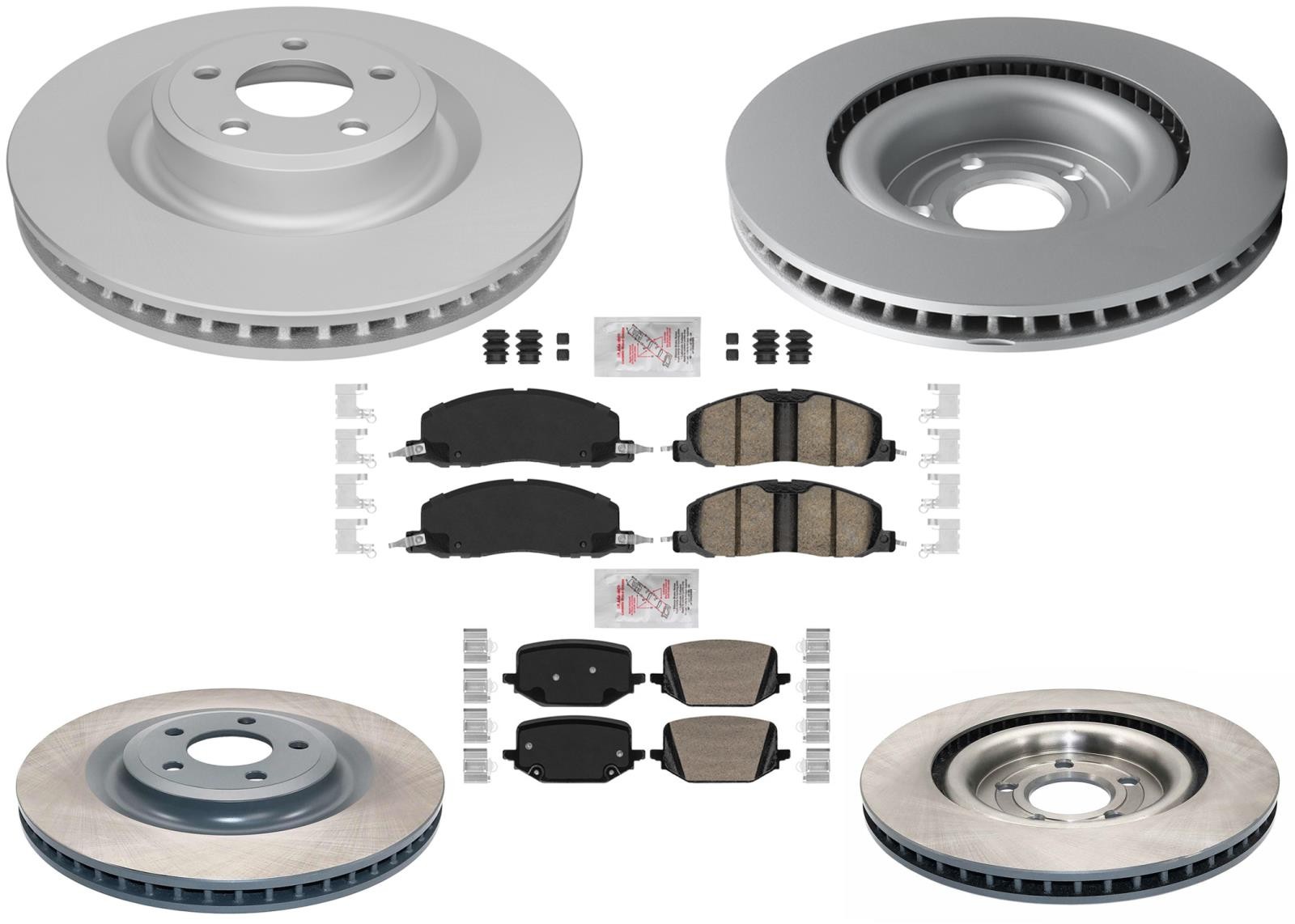 Front Rear Disc Brake Rotors Disc Brake Pads For Lincoln Aviator 2020 2022 2025