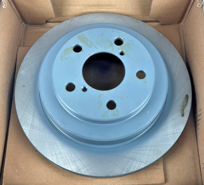 REAR Disc Brake Rotor Painted Carquest Platinum YH141748 for 91-94 Subaru Legacy