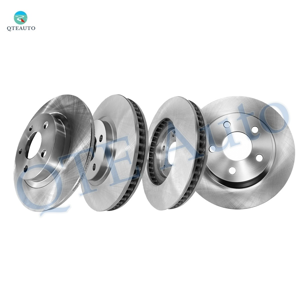 4 Front 303mm-Rear 297.7mm Brake Disc Rotors For 1998-2002 2004 Cadillac Seville