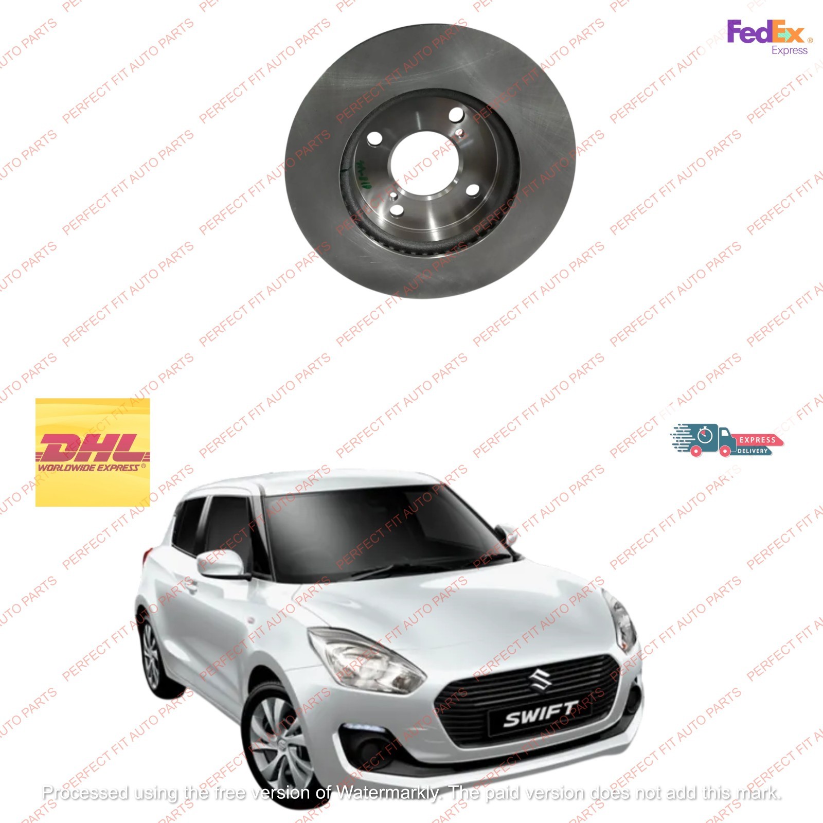 55311M68P00 Front Disc Brake Rotor Fit For Suzuki Swift 2017-2024 Model Oem
