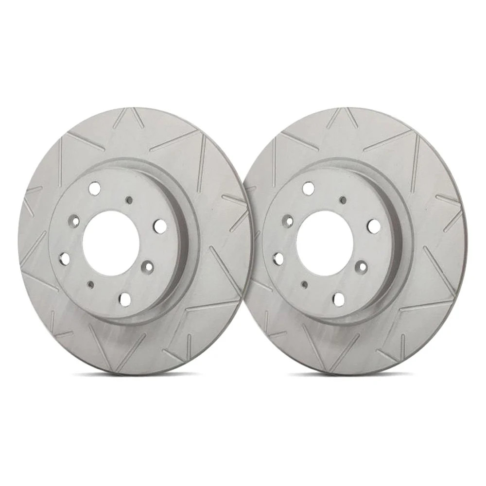 For Ford F-350 85-94 SP Performance Peak Slotted 1-Piece Front Brake Rotors