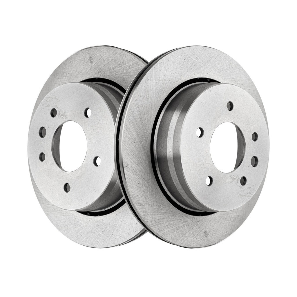 For Jaguar XK8 1997-2006 Brake Discs Driver And Passenger Side Pair | Cast Iron