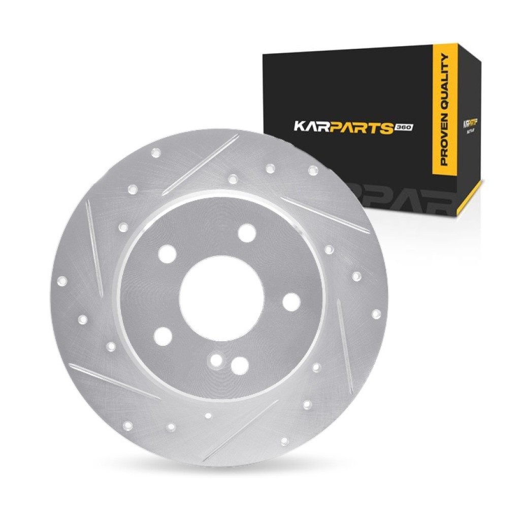 For Mercedes-Benz E55 AMG/E430 1998-2002 Brake Rotor | Silver | 5 Stud/Lug Holes