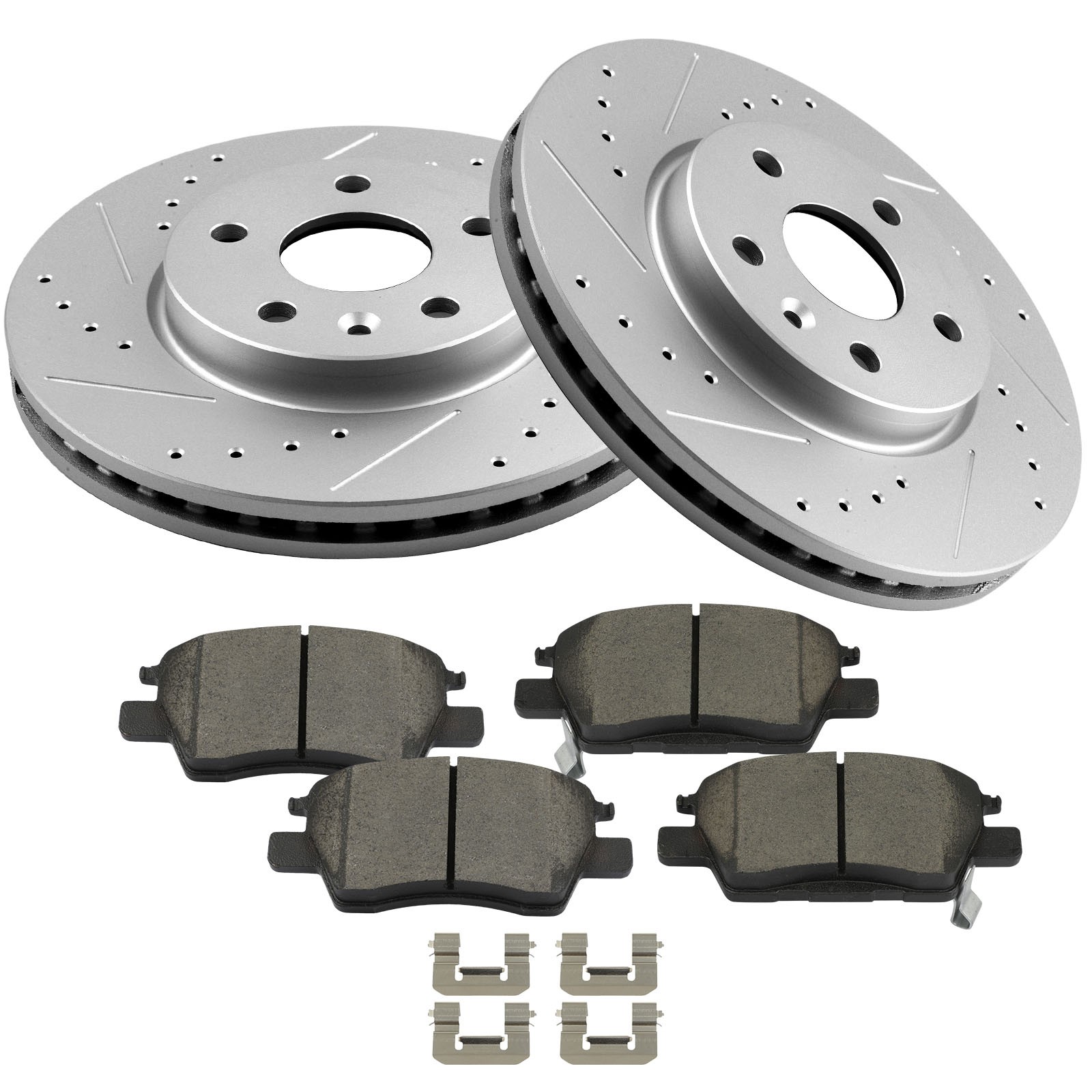 For Chevrolet VOLT 2016 – 2019 All Models Brake Ceramic Pad Drill Rotors Front