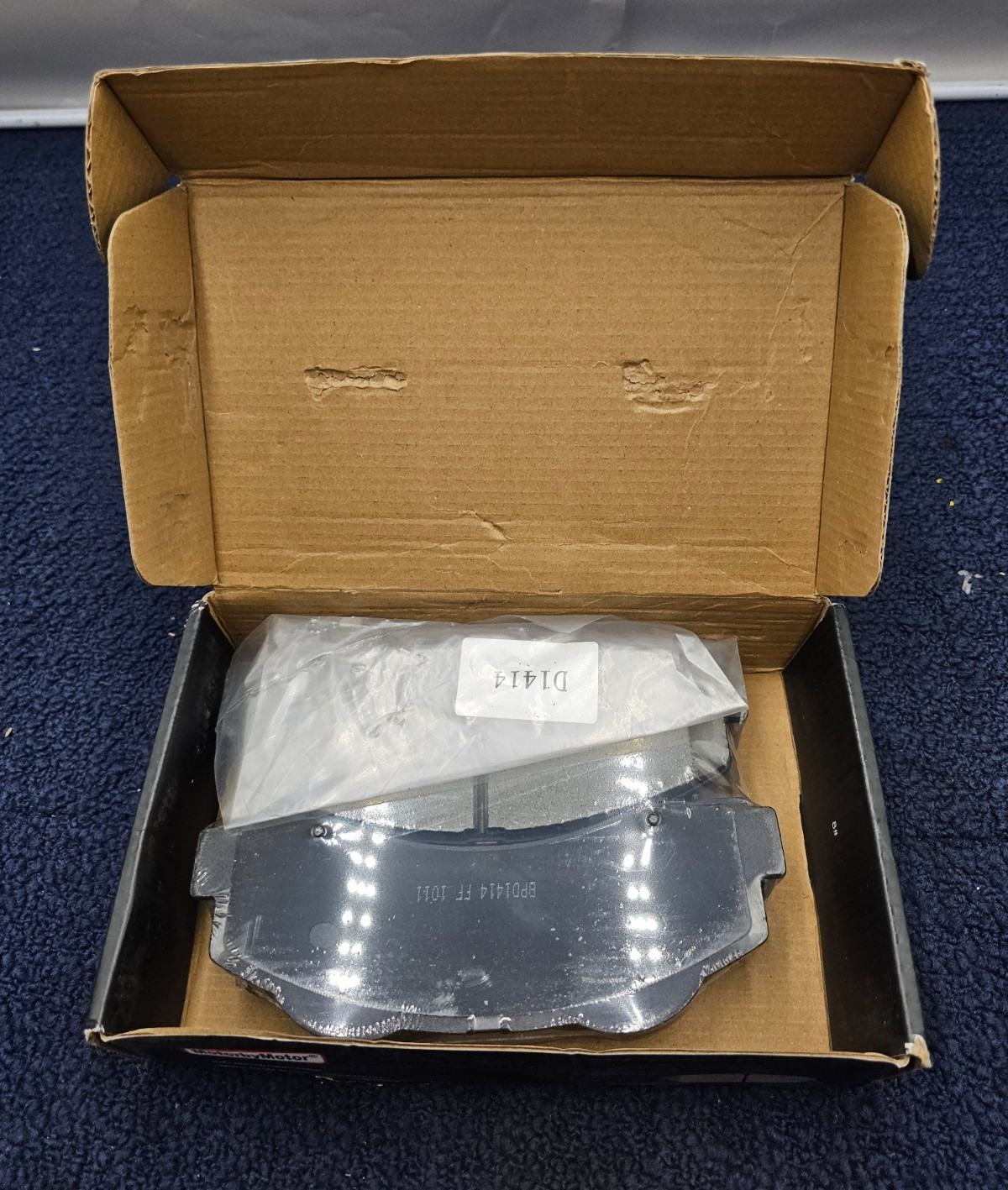 MotorbyMotor D1414 Premium Ceramic Brake Pads For 2010 2011 Ford F150