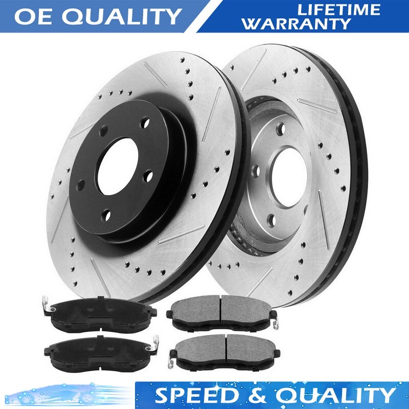 Rear Brakes Rotors and Brake Pads For Acura Mdx 2001-2006 Honda Pilot 2003-2008