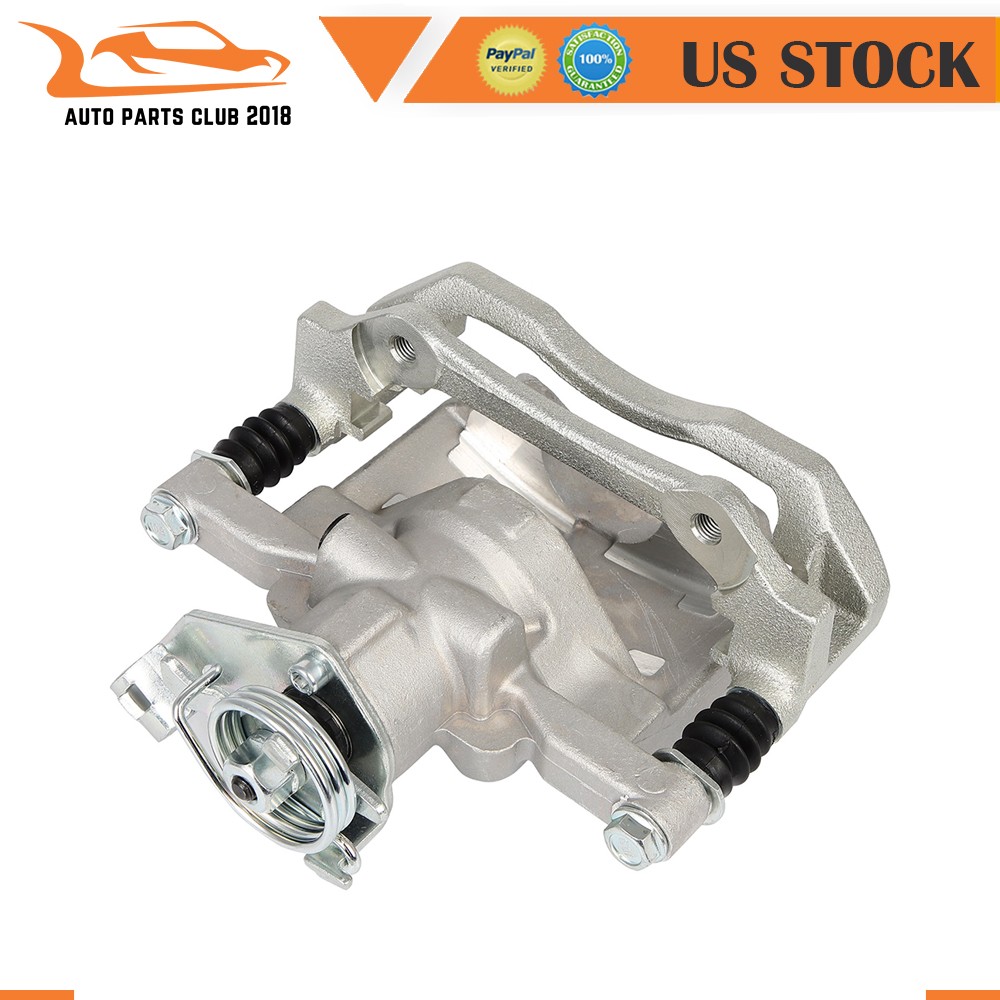 Silver Brake Calipers Rear Left For 2013 2014 2015 2016 Dodge Dart w/ Bracket