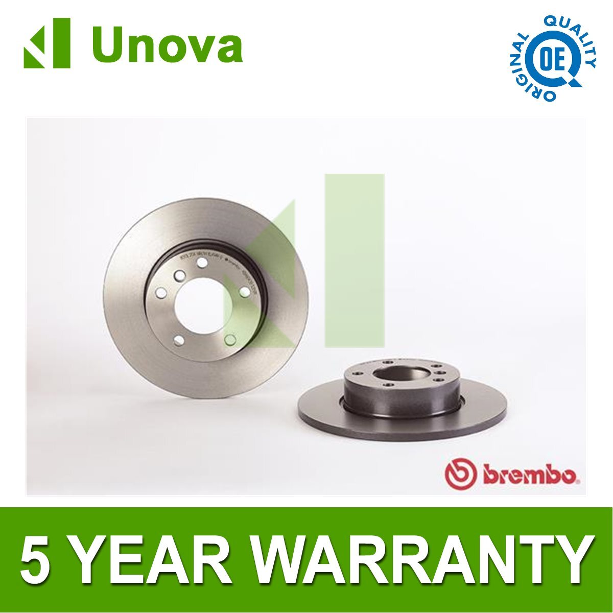 Brake Discs Front Unova Fits BMW 3 Series 1990-2000 Z3 1995-2003 + Other Models