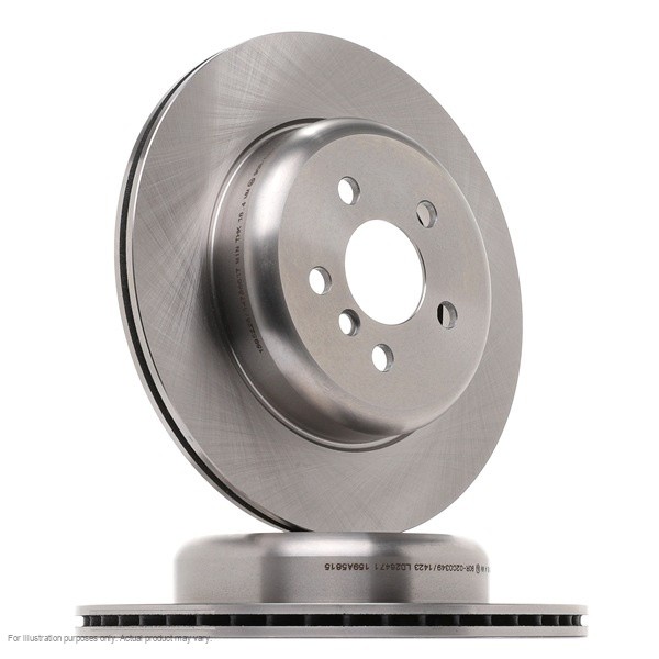 2x APEC Rear Brake Discs For BMW 5 530 d Mild-Hybr 210kW/286HP/2993cc DSK3406