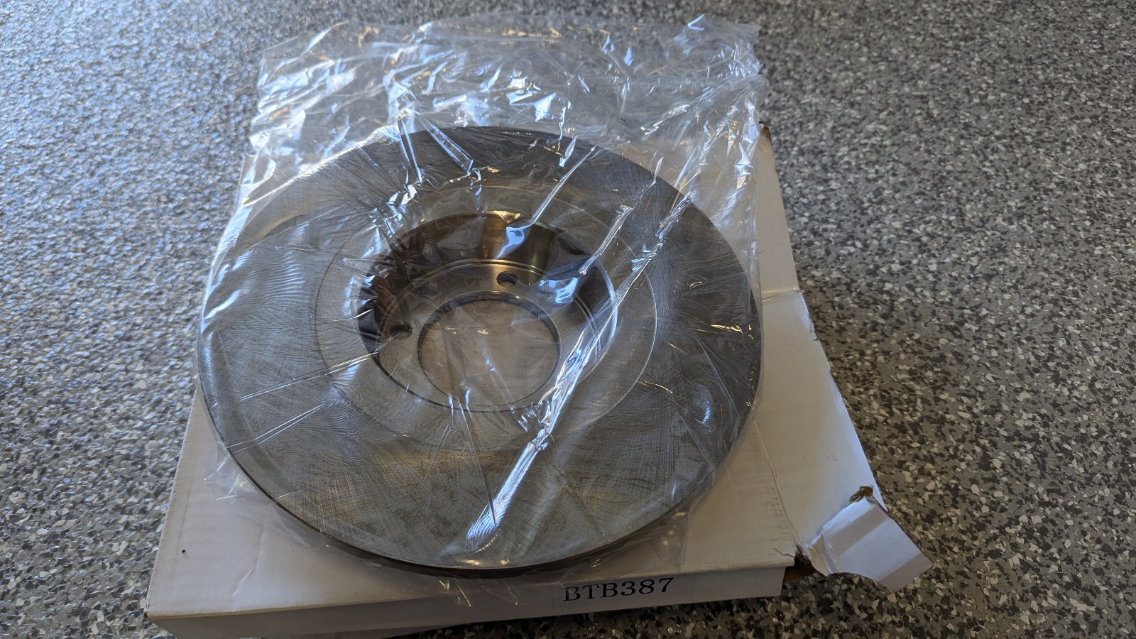 MGB brake rotors. Designed for the MGB. BTB387 is code on the box. New.