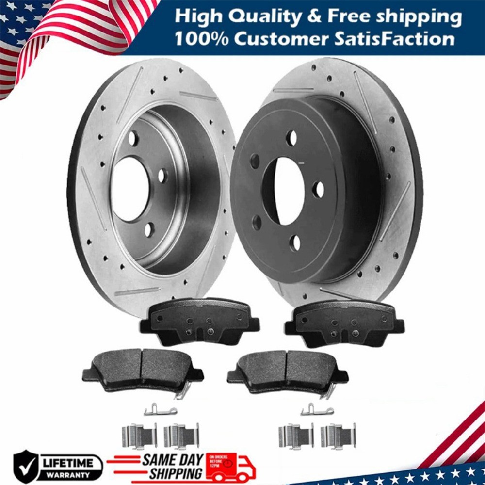 262mm REAR Disc Rotors + Brakes Pads for Jeep Patriot Compass Dodge Avenger