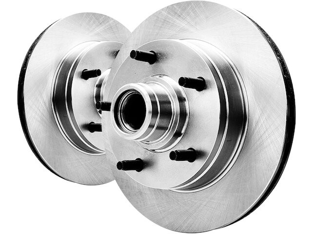 Detroit Axle 77FW38S Front Brake Rotor Set Fits 2004-2007 Ford E150