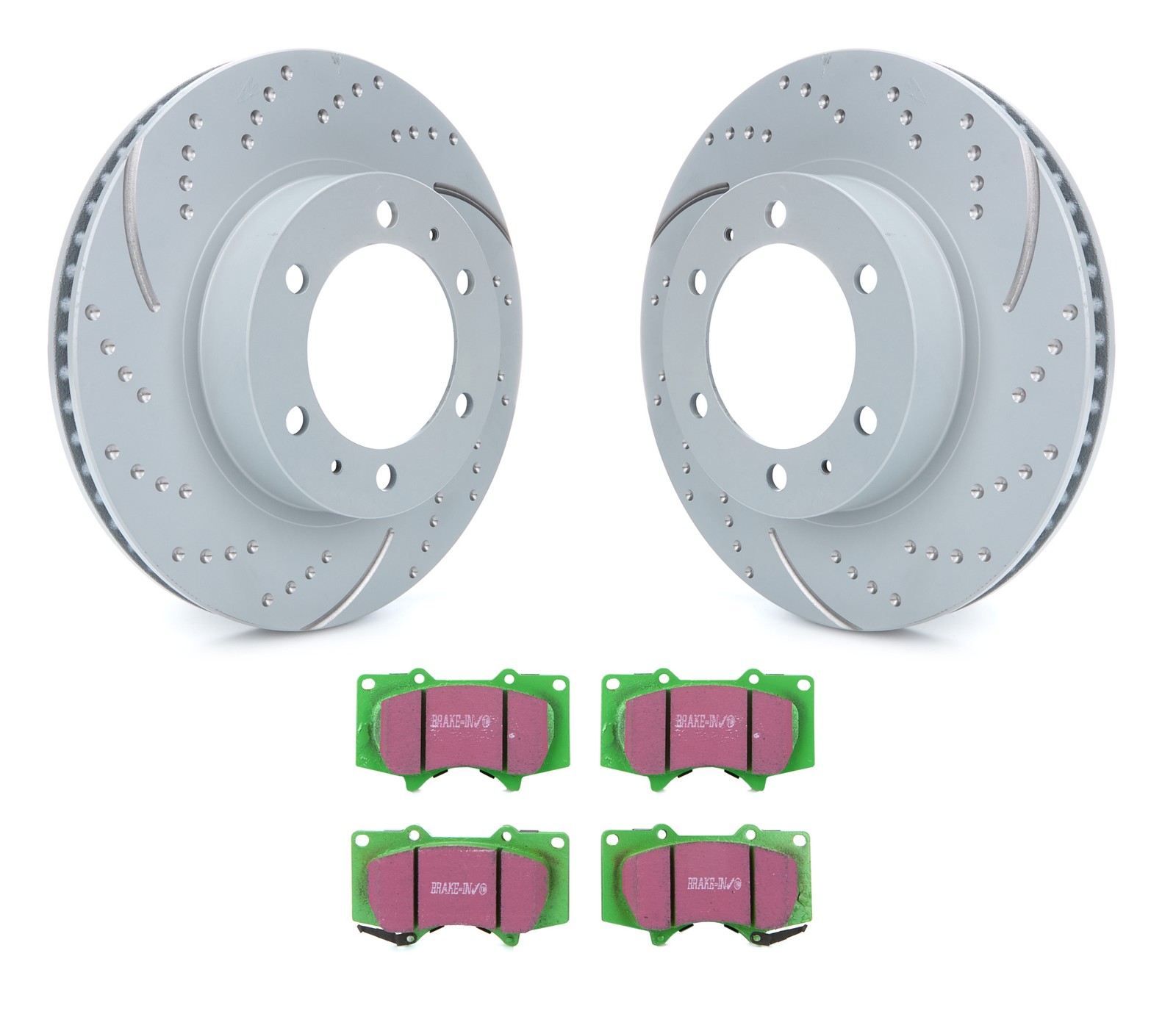 Ebc Brakes Usa S3KF1128, Kit Gray Iron Brake Rotor & Pad Kit Greenstuff Toyota