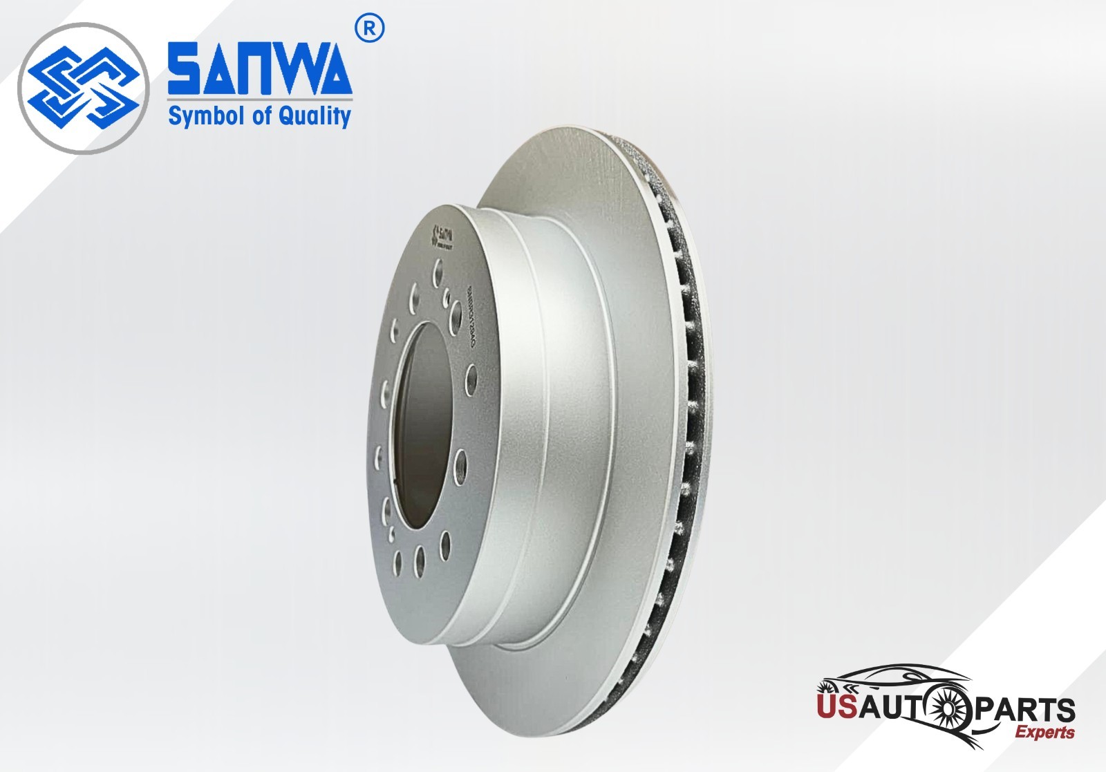 REAR BRAKE ROTOR VENTED & GEOMET COATED 313 mm FOR TOYOTA 4RUNNER 2001-2009 4.7L