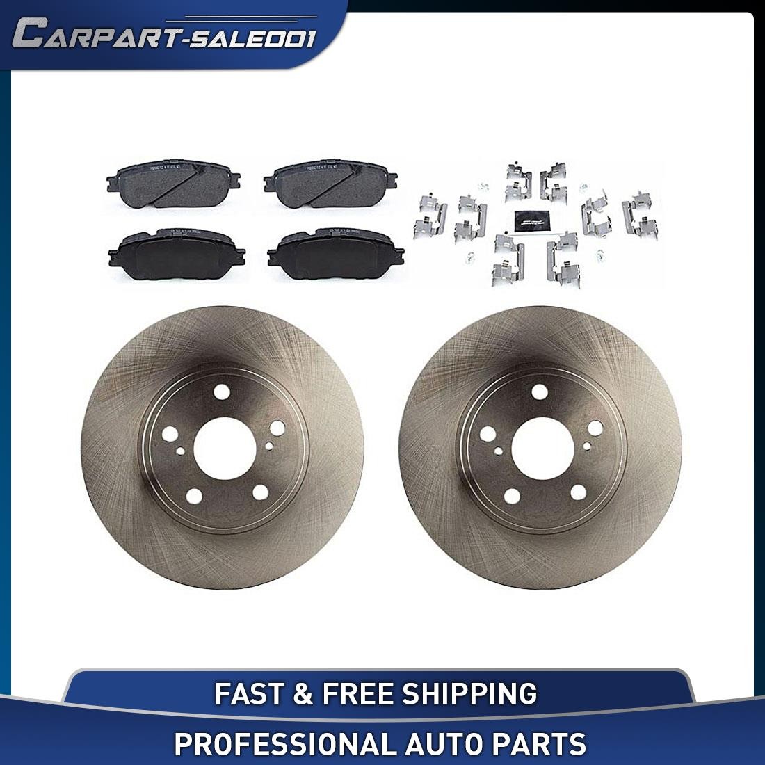 Front Disc Rotors Ceramic Brake Pads for 2003 Lexus ES300,2004-2006 Lexus ES330
