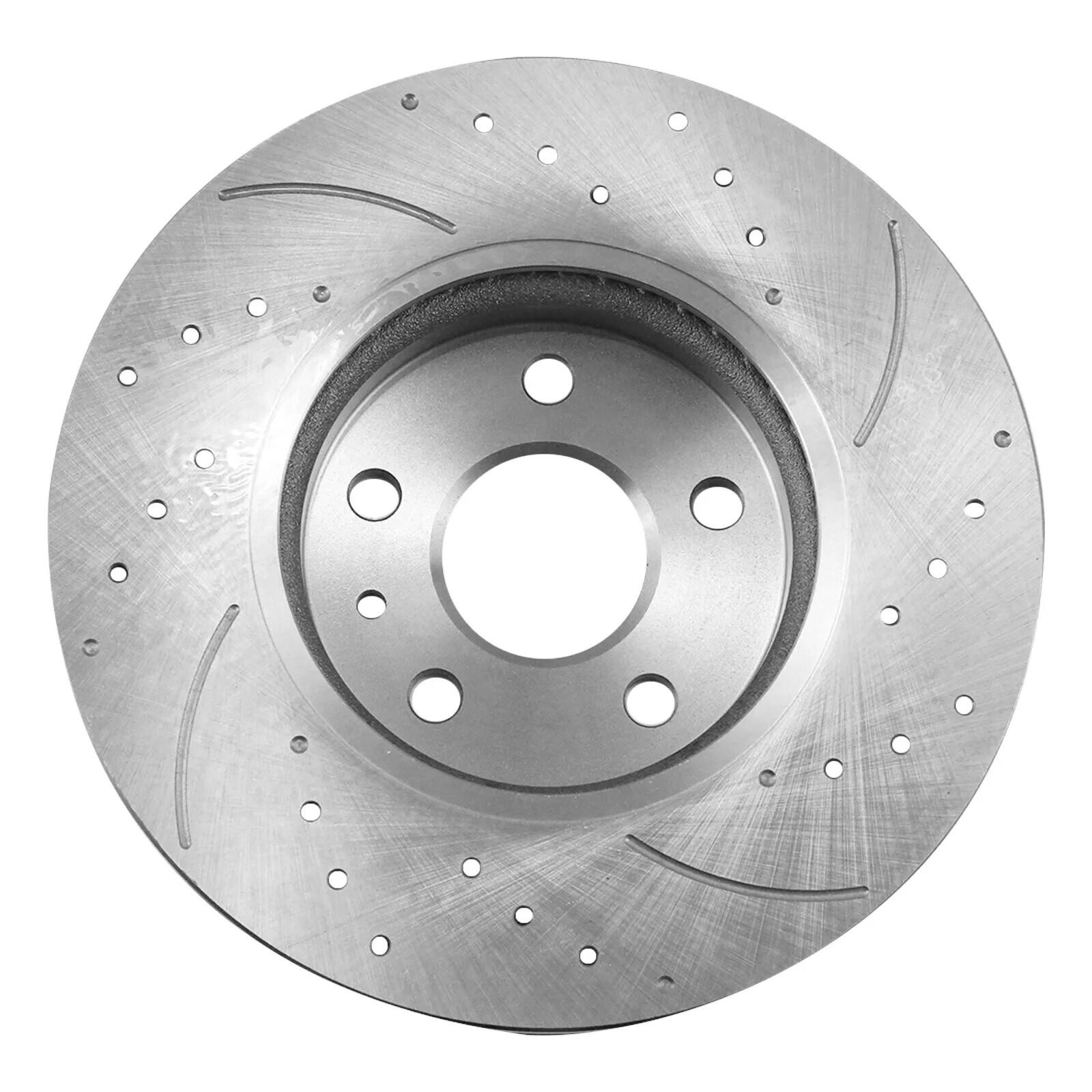 Front Drilled Disc Brake Rotor Ceramic Brake Pads Kit for 2004 Ford Mustang 3.9L