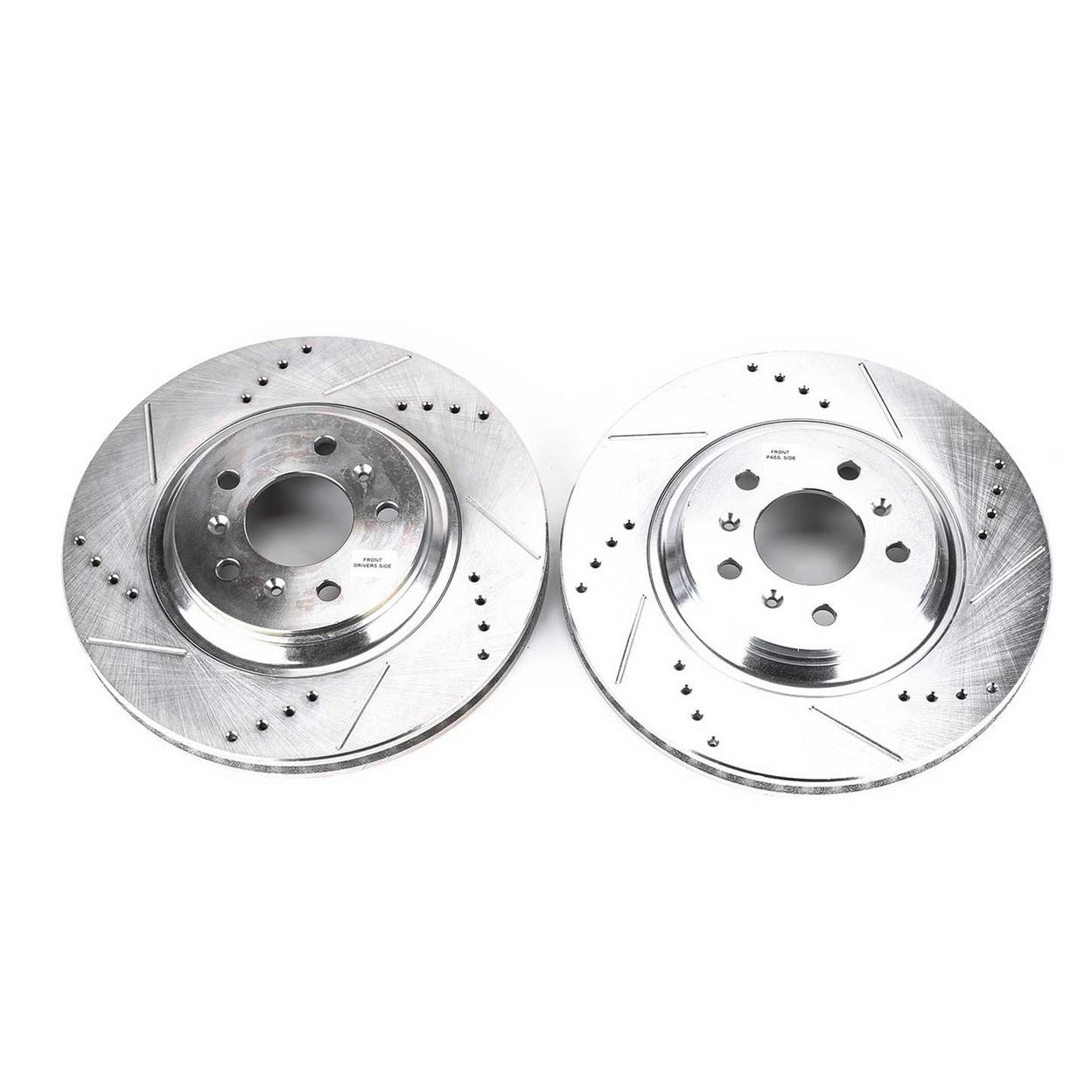 PowerStop Disc Brake Rotor Set – Fits Buick Allure 2008-2009, Buick LaCrosse 200