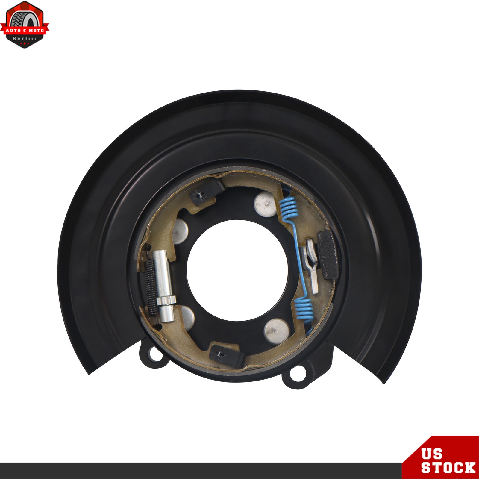 Rear Driver Side Parking Brake Backing Plate For Ford F-250 Super Duty 2005-2012